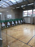Blick auf die Scheiben